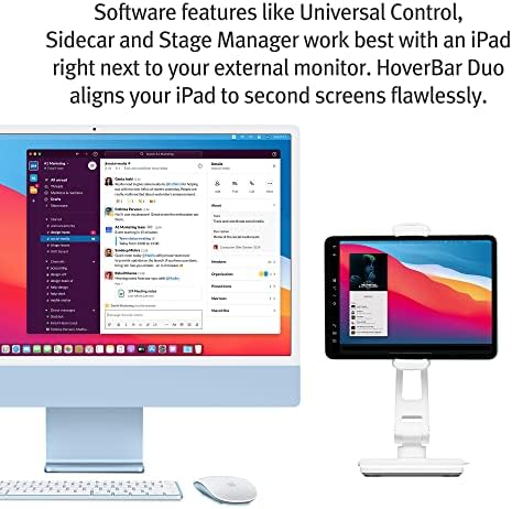 שתים עשרה צמד דרום Hoverbar עבור iPad / iPad Pro / Tablets | זרוע מתכווננת עם קבצים מצורפים חדשים לשחרור